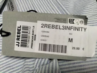 Camisa de rayas Rebel by Jones Talla M