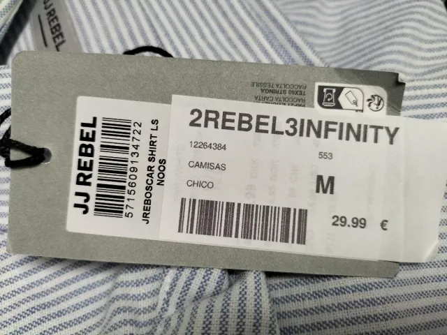 Camisa de rayas Rebel by Jones Talla M