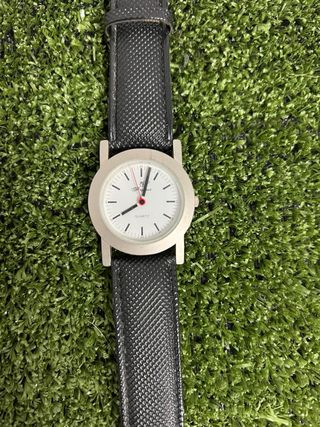 Reloj de hombre Quartz vintage pegasus plateado