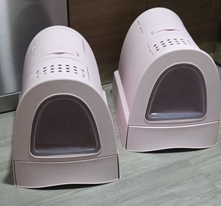 2 Areneros Grandes Rosa Tipo Cajón