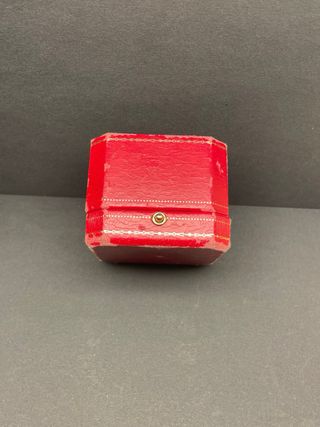 Estuche Anillo Cartier Vintage Rojo