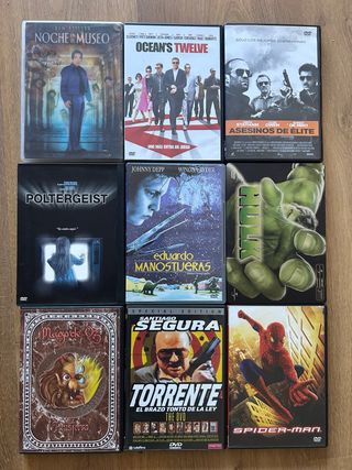 Lote 9 Películas DVD