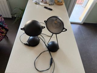 Lampade da tavolo nere (2 unità)