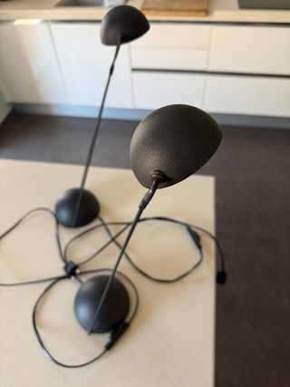 Lampade da tavolo nere (2 unità)