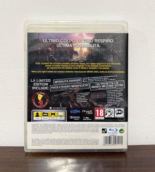 Metro Last Light Limited Edition Gioco PS3