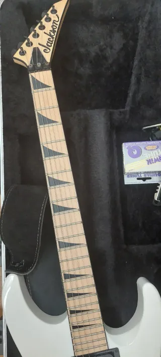 Guitarra Eléctrica Blanca