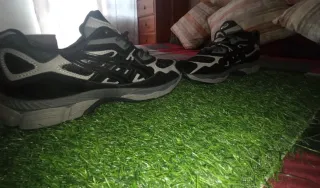 Zapatillas Asics Talla 42 Negras/Grises