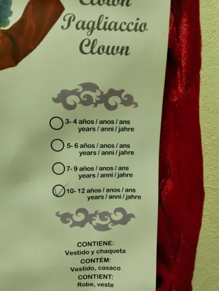 Disfraz payaso TV