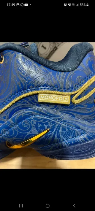 Nike LeBron XXII NRG Monopoly Azul Dorado