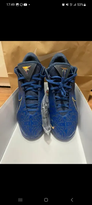 Nike LeBron XXII NRG Monopoly Azul Dorado