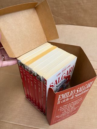 Sandokan cofanetto integrale 7 libri