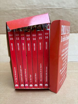 Sandokan cofanetto integrale 7 libri