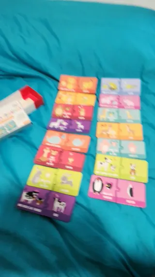 Juego Educativo 30 Cartas Animales