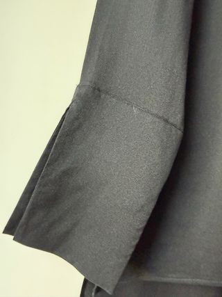 Blusa Seda Massimo Dutti Negra Talla S