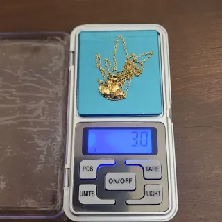 Colgante elefante oro