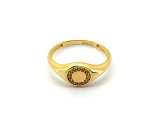E1791071-7 Sello Oro 18k con Circonitas