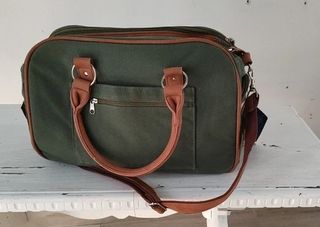 Borsa Perka verde militare per cani