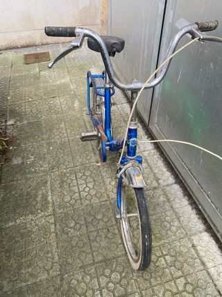 Bicicleta Clásica Azul