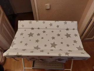 Bañera cambiador bebé estrellas