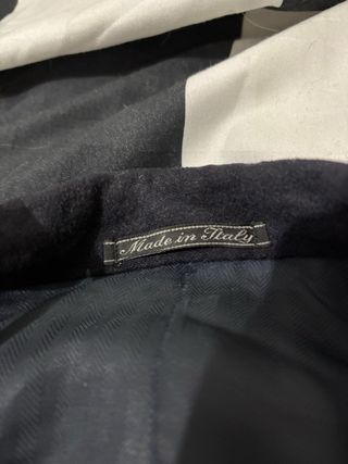 Abrigo Ermenegildo Zegna 100% Cachemira Negro