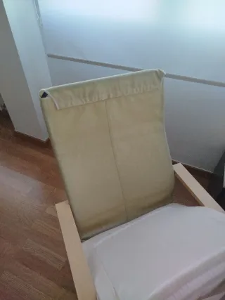 Sillón Poang Ikea Madera Blanco
