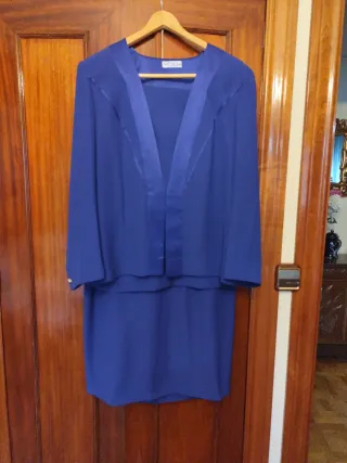 Blusa azul/morada talla 46