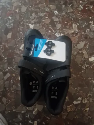 Zapatillas Rockrider MTB Talla 42 + Calas SPD