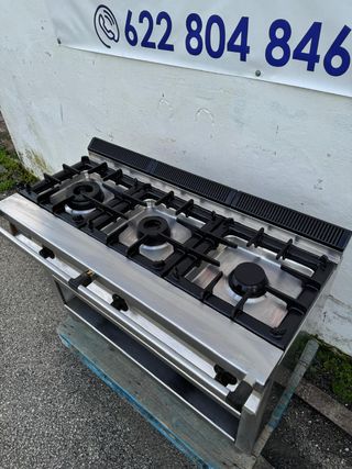 Cocina industrial 3 fuegos repagas