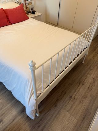 Estructura Cama Hierro con Somier