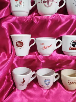 Set 16 Tazzine Caffè Porcellana