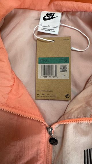 Cortavientos Nike oversize XL