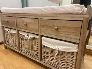 Mueble de Almacenaje con Cestas y Cajones