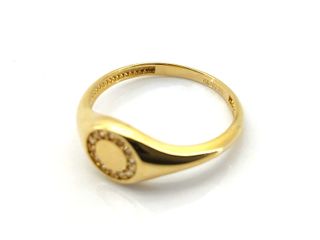 E1791071-6 Anillo Oro 18k Sello Circonita