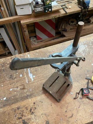 Soporte para taladro sin usar