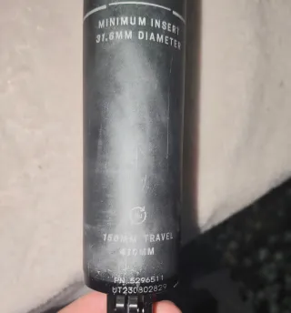 Tija telescópica para bicicleta