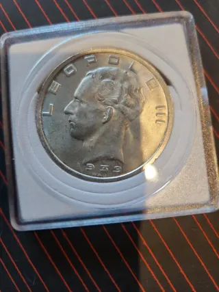 50 Francos de plata Belgas 1939