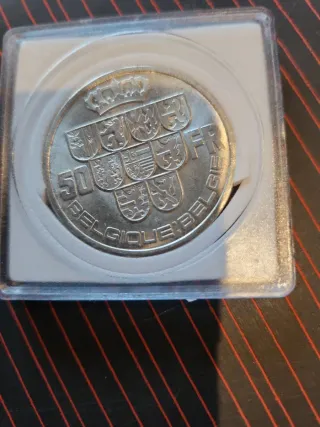 50 Francos de plata Belgas 1939