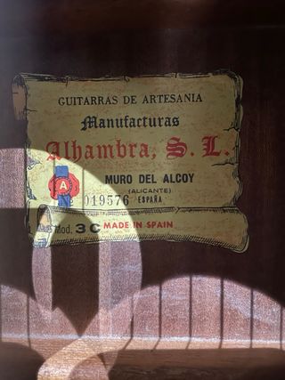 Guitarra Clásica Alhambra 3C