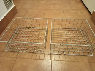 Parrillas Organizadoras Metálicas Blancas