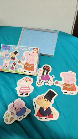 Puzzles Peppa Pig 5 Baby Puzzles Educa