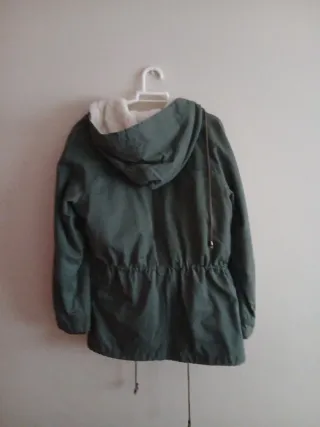 Chaquetón invierno forrado verde