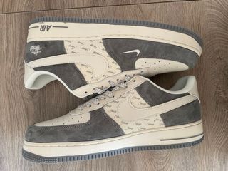 Nike Air Force 1 Stussy Beige Gris Talla 47