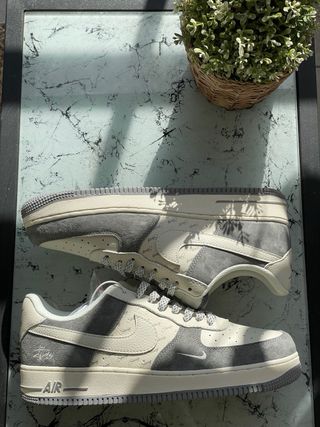 Nike Air Force 1 Stussy Beige Gris Talla 47