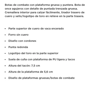 Botas Windsor Smith Talla 39