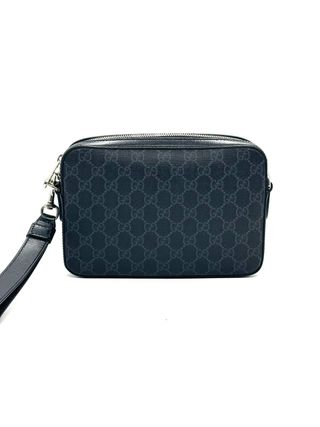 Neceser Gucci GG Supreme Negro Gris