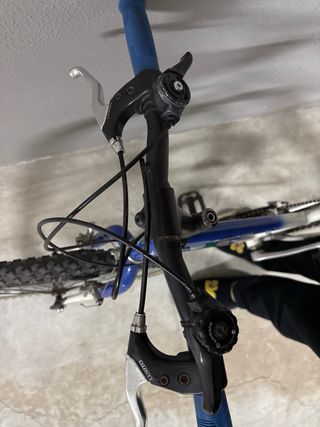 Bicicleta Shimano Antigua Azul y Blanca