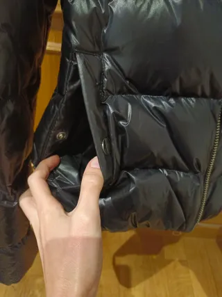 Chaqueta de plumas Zara negra