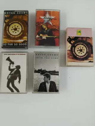 5 Bryan Adams Cintas Cassettes ELIGE