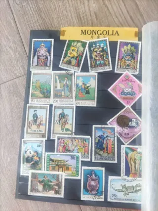 Colección sellos del mundo