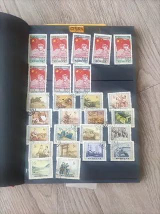 Colección sellos del mundo